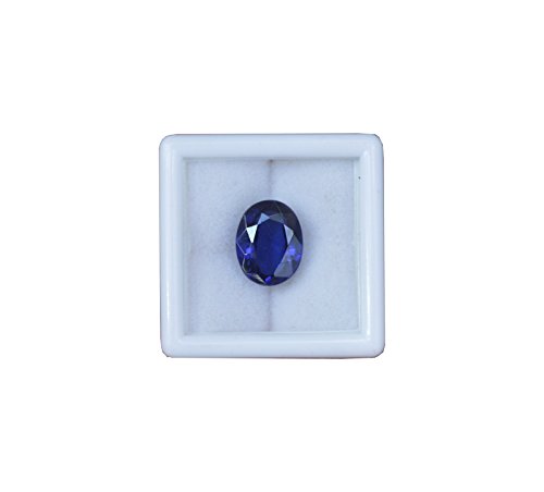 Saphir bleu de culture 5,25 carats pierre Neelam pour création de bijou - 3