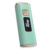 Umerk Laser-Epilierer IPL Epilierer Flüssig Kristallimpuls Lichtgerät Weiblicher Laser Epilierer Gesichtsgesellschaft Ganzkörper Schmerzlose Haarentfernung for Frauen Epilierer (Color : Green)