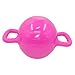 rockible Water Filled Kettlebell Fitness Equipment Adjustable Weights Durability Strength Traning with Double Handle, Pink