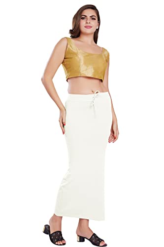 Image of RANI SAAHIBA Women's Stretchy Slim Fishcut Petticoat Cotton Shapewear