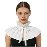 Mavikim Unisex Renaissance Ruff Collar Neck Ruffle Vintage Victorian Elizabethan Costume
