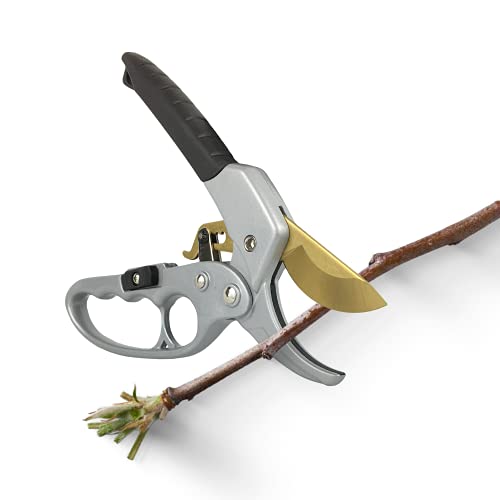 Pruning Shears Ratcheting Garden Tool | Pruners for Gardening Hand Tools | Branch Cutter | Flower...
