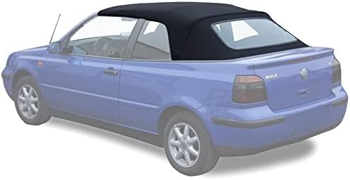 Convertible Soft Top Black Replacement for 1995-2001 VW Cabrio Golf 1.8L 2.0L 4343902-2 Flynsu
