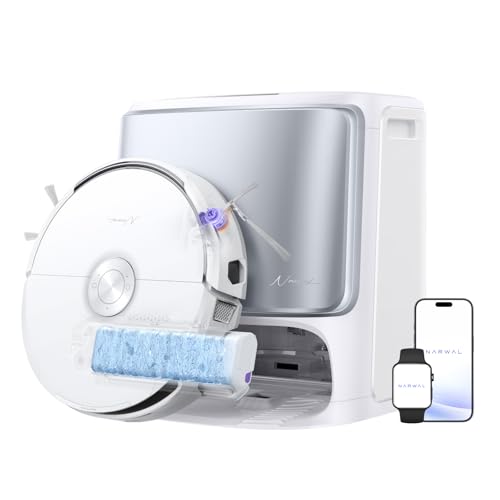 NARWAL Flow Roboterstaubsauger,Selbstreinigender Flow Wash Track-Wischmopp