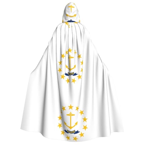 Cape à capuche sorcière Rhode Island idéale pour défilés et fêtes