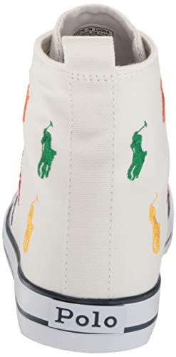 POLO RALPH LAUREN Boy's Hamptyn Hi Ii White Mlt RPT Pp Sneaker3