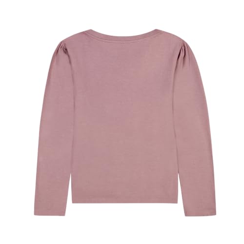 Image of Lucky Brand Girls' Long Sleeve Graphic T-Shirt, Tagless Cotton Tee with Fun Designs