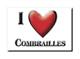 Enjoymagnets COMBRAILLES (63) Souvenir Aimant DE FRIGO France RHÔNE Alpes IDÉE DE Cadeau Magnets Je Aime