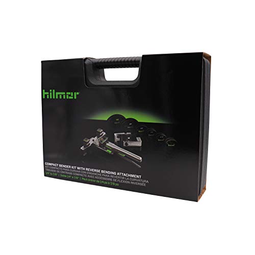 Hilmor Compact Bender Kit with Reverse Bending Attachment for 1/4" - 7/8" Tube and Pipe Bending, Black, CBKRB 1926598