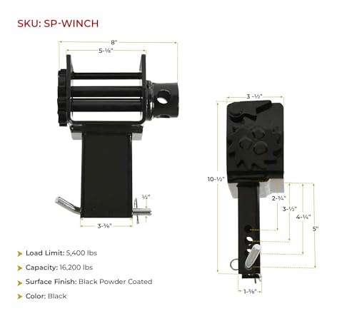 Mytee Products (4 Pack) Trailer Stake Pocket Winch Flatbed Utility Capacity# 16200 lbs by Mytee Products - Image 6