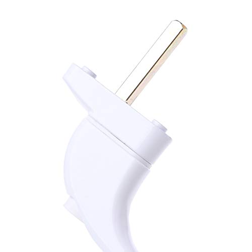 Poignées de fenêtre Blanches universelles - Verrouillage à clé pour Double vitrage PVC