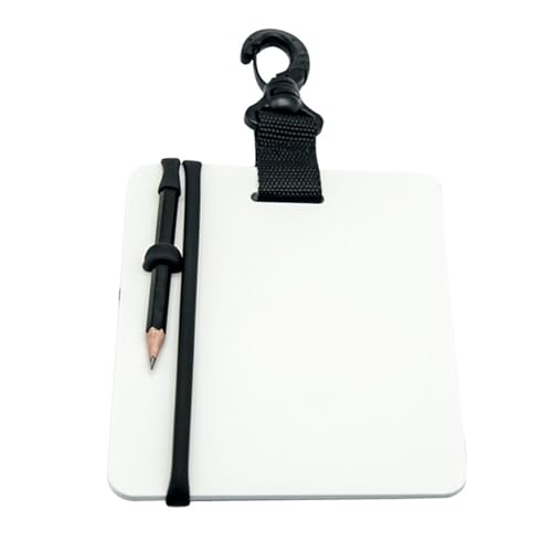 Kangnice Small Writing Plate for Dive Write Board Diving Wordpad Underwater Writing Board with Pen for Communication in Water