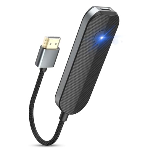Adaptador de pantalla HDMI inalámbrico, dispositivo de transmisión WiFi 4K 1080p para iPhone iPad, Tiktok YouTube Mirroring a TV, sincronización de video HD, no para Netflix