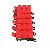 KIMISS 6 Way Fuse Holder with Busbar 30A 60A 100A BDFS Power Distribution Block Module for Cars Boats Solar Systems Speakers Amplifier