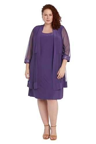 Image of R&M Richards Elegant 3 /4 Sleeve Swing Shrug Sweater