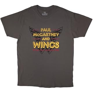 Paul McCartney Wings Over America ’76 Official Tee T-Shirt Mens Unisex - Les Beatles, Paul McCartney, John Lennon, RIngo Starr, George Harrison