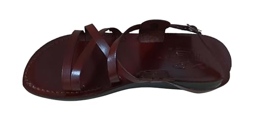 LION OF JUDAH MARKET Biblical Style 6 Unisex Adults Genuine Leather Jesus Sandals US Mens size 4.5 EU 364