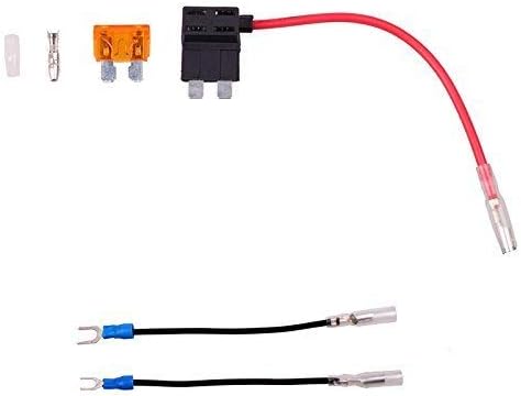 Car Vehicle Mini Fuse Holder Cable Adapter with 5AMP Fuse and Negative Ground Wire Circuit Blade Style ATM ATT Low Profit TAP by HitCar – Medium Size
