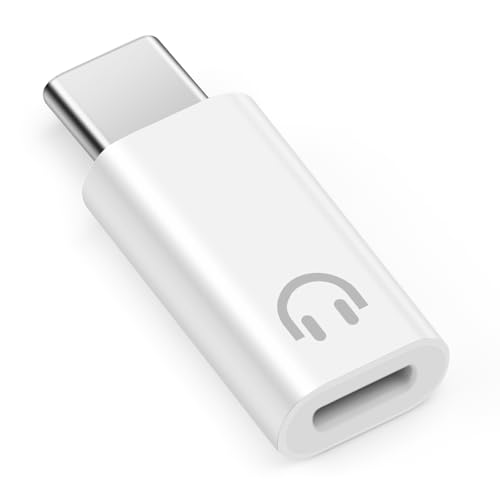 BORLTER CLAMP Lightning to USB C Adapter for Headphones Support Line Control, Lightning to USB-C Audio Adapter Compatible with iPhone 16/15 Series, iPad and Other Type-C Audio Ports