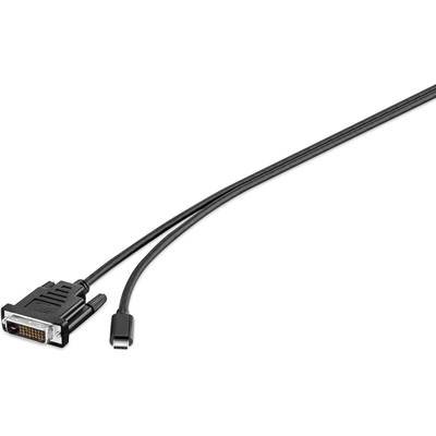 Renkforce USB-C ZU DVI Kabel 1,8M