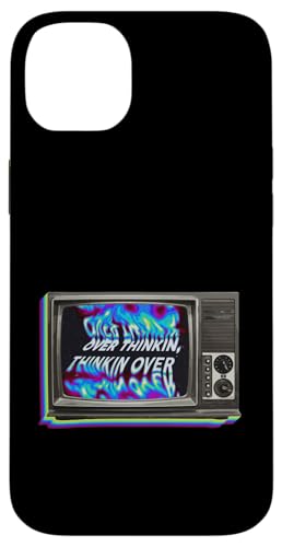 Over Thinking Vintage Tech Oldschool TV ���[���A�f�U�C�� �X�}�z�P�[�X iPhone 14 Plus �p