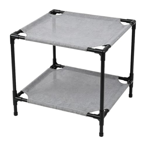 ＡＷＨＡＯ Double Bed 2 Layer Removable Washable Cat Window Perch Raised Bunk Suitable for Indoor Outdoor
