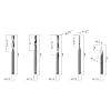 CNC Bits (5 Bits) for Snapmaker 2.0,Snapmaker Artisan 3D Printer