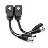 BNC to POE Adapter Twisted Pair Transmitter Video Balun Transceiver Transmitter AHD/CVI/TVI/CVBS Parts