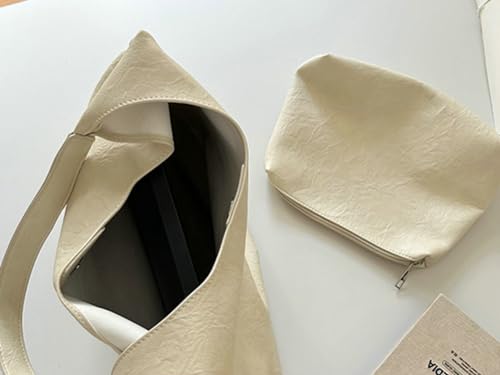 Tote Bags Women Retro Vegan Leather Shoulder Bags Y2k Hobo Purse Vintage Handbags 20252