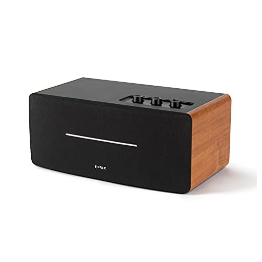 Edifier Alto-falante de mesa D12 - Alto-falante Bluetooth estéreo de desktop integrado - Alto-falante de computador sem fio para uso em desktop - 70 Watts RMS com saída de linha de