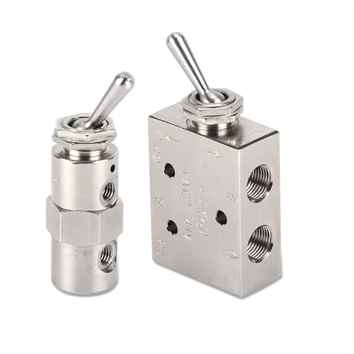 Interruptor de botón de palanca neumático TAC-4V de 1 pieza 5