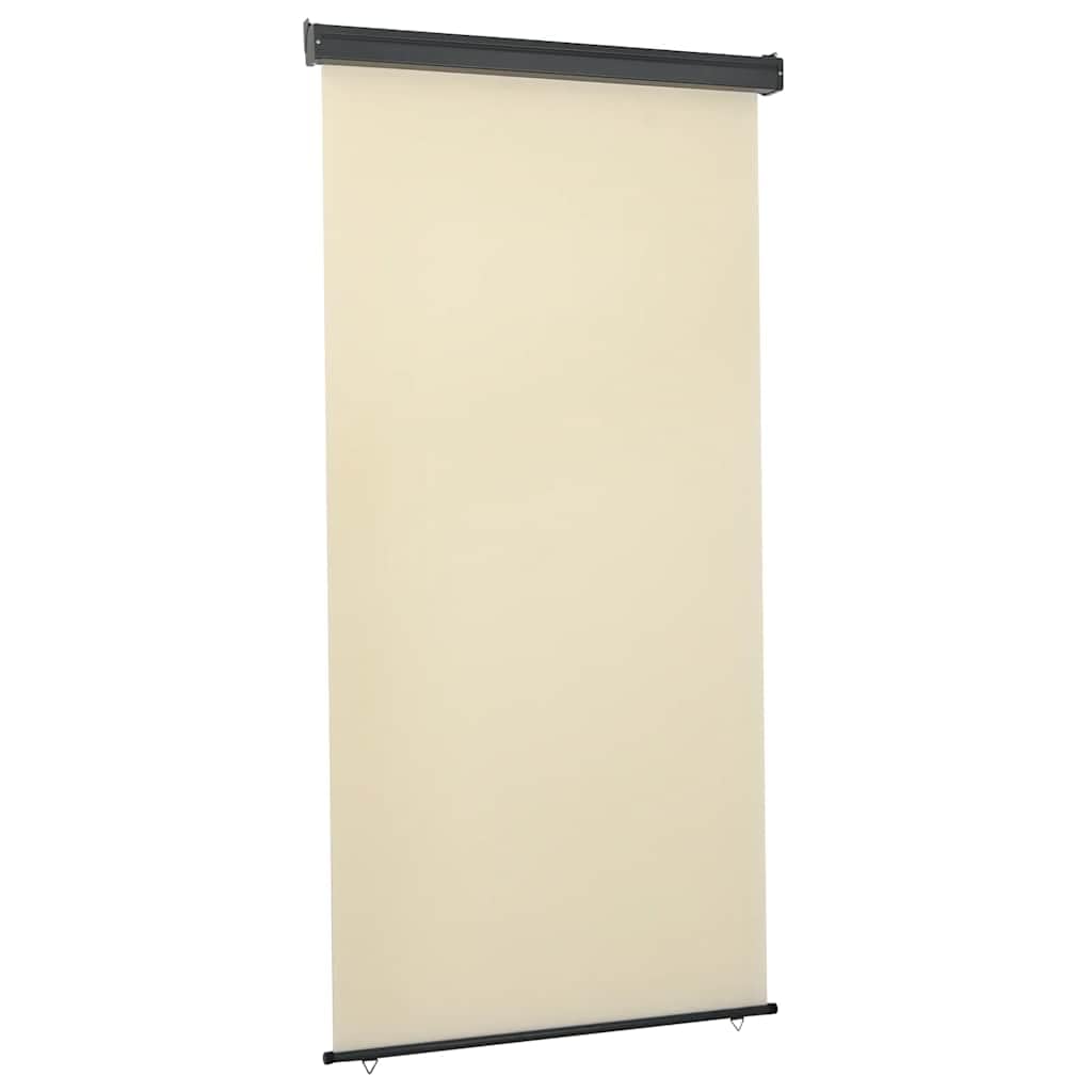 vidaXL Balcony Side Awning, Outdoor Privacy Screen for Garden Balcony Terrace Patio Yard, Waterproof Sun Screen, Awning Blind, Cream — image 1