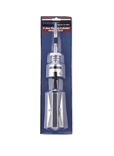 Yotoo 101003B Engine Cylinder Hone Tool Adjustable Deglazer 2 Inch-7 Inch Diameter 4 Inch Long Stones 220 Grit thumb #5