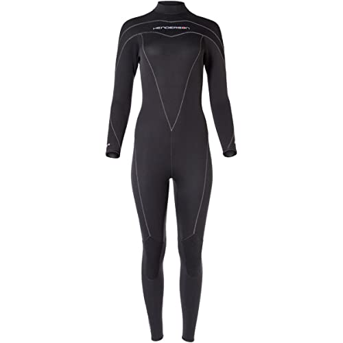 Henderson Womens 5mm Thermoprene Backzip Jumpsuit (Black, 6S)