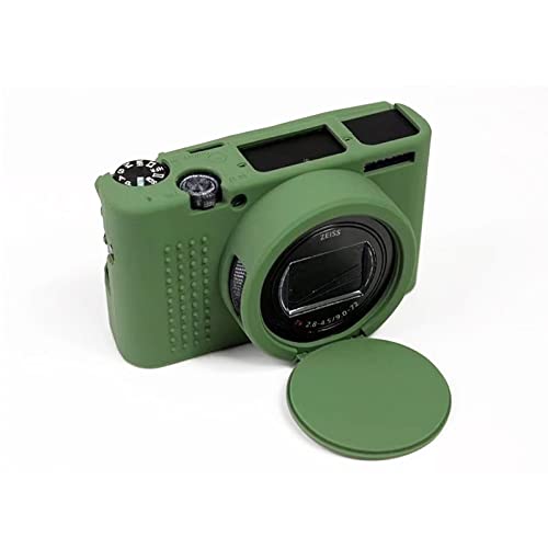 Image of Yedidya for Sony Cyber-Shot RX100 VII / RX100 M7 Soft Silicone Protective Case - Camera Case for Sony Cyber-Shot RX100 VII / RX100 M7 (Green)