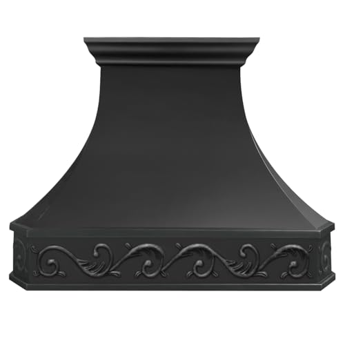 SINDA 30"W x 27"H Natural Beautiful Copper Stove Range Hood