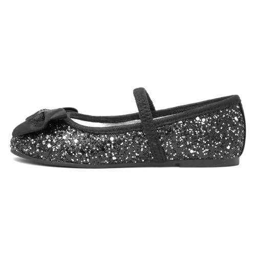 Lilley Sparkle Girls Black Ballerina - Size 13 Child UK - Black