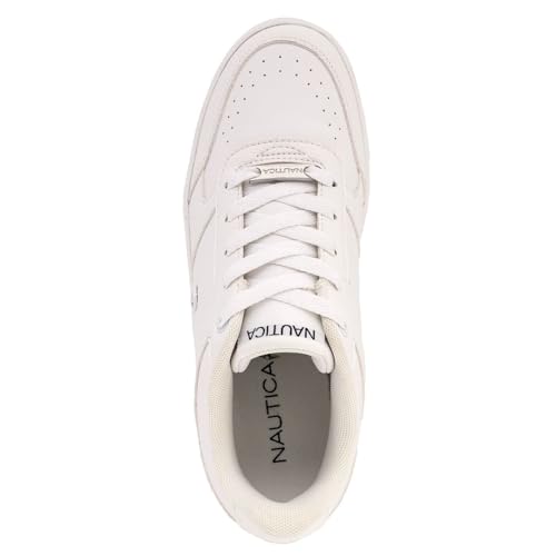 Image of Nautica Platform Sneakers for Womens Fashion Trendy Shoes White Casual Sneaker Thick Sole Everyday Walking Shoes