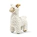 Produktbild Steiff 069543 - Original Plüschtier Lama Soft Cuddly Friends Leandro, Kuscheltier ca. 29 cm, Markenplüsch Knopf im Ohr, Schmusefreund für Babys von Geburt an, Creme