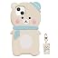 Scarf Bear White