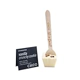 HOTCHOCSPOON Vanilla Crunchy Cookie, Weiß 50 g Trinkschokolade Kakao