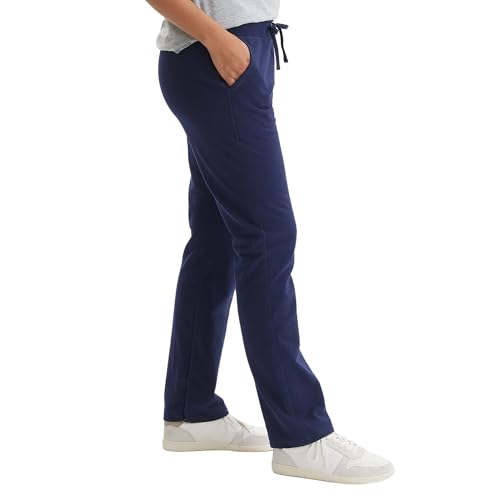Image of Hanes Women's French Terry Pants, Pocket Lounge Pants for Women, Lighter-Than-Fleece Loungewear, 31 inch