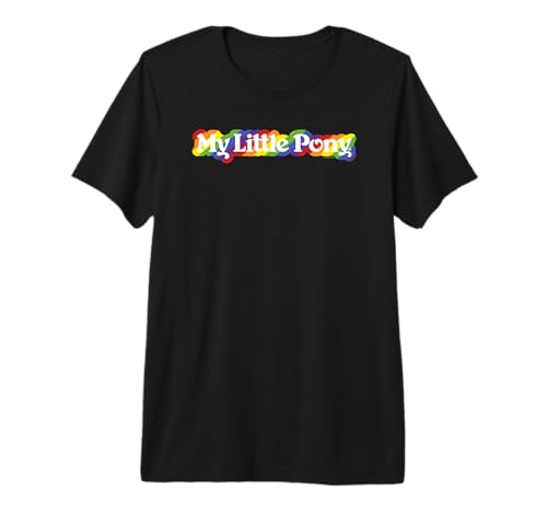 T-shirt My Little Pony Rainbow vintage t-shirt premium pour adulte