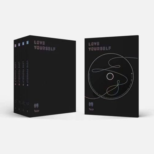 Álbum fotográfico BTS [LOVE YOURSELF 轉‘Tear’], 3.a edición (Versión R), color azul