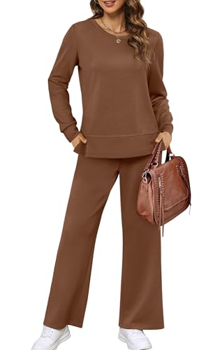 XIEERDUO Women 2 Piece Fall Outfits 2026 Winter Lounge Sets