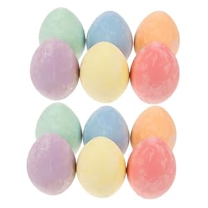 Osaladi 12 Stück Eiförmige Zeichenkreide Pastellfarben