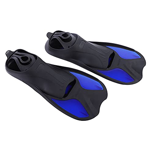 Aletas de natación de silicona para adultos y niños con diseño ajustable para entrenamiento 7