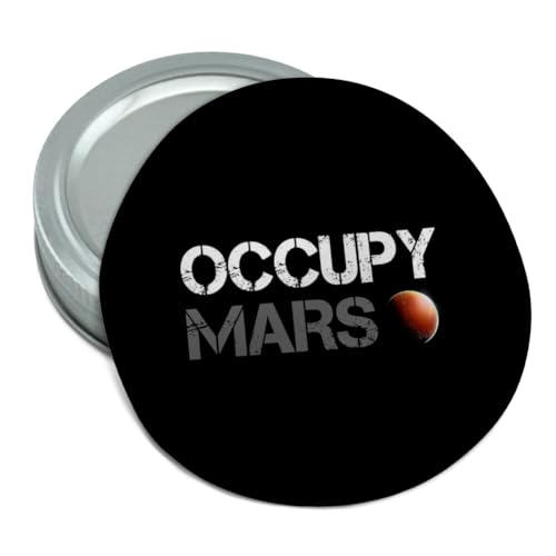 Graphics & More Occupy Mars Round Rubber Non-Slip Jar Gripper Lid Opener