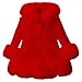 Kids Girls Coat Winter Windproof Thicken Coat Jacket Toddler Warm Outerwear Jacket Girl Cute Fashion (Red, 11-12 Years)