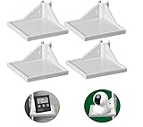 4 PCS Grow Tent Corner Shelf,16 mm Grow Tent Accessories,White Grow Tent Shelves for Place The Hygrometer Camera and Planting Equipment (3.46 x 3.46 in for 16mm Grow Tent Poles)